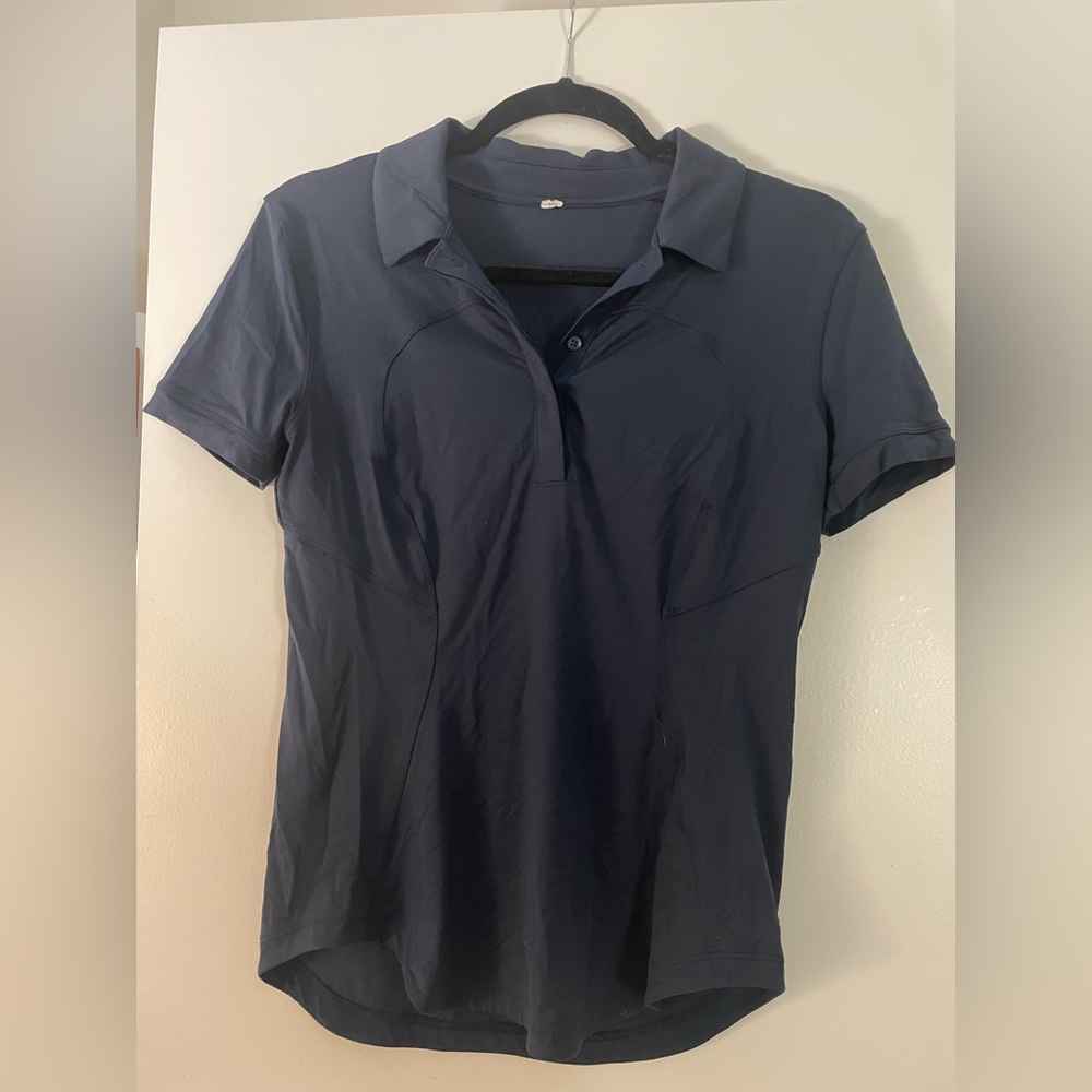 Navy Lululemon golf polo